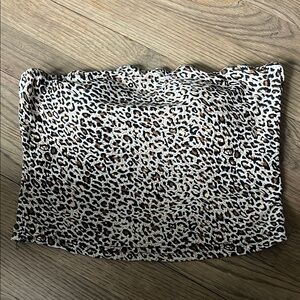 Leopard Print Women's Tube Top